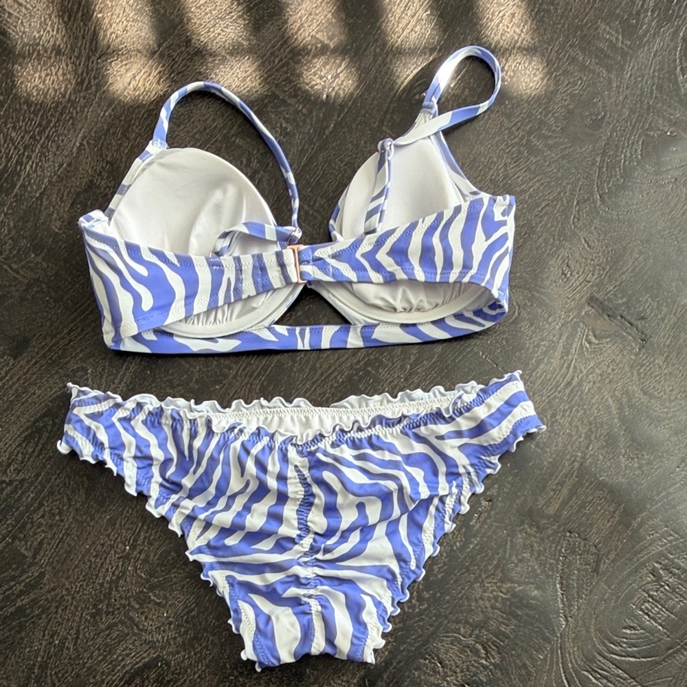 Shade & Shore White Ruffle Bikini Bottom - Picture 5 of 6